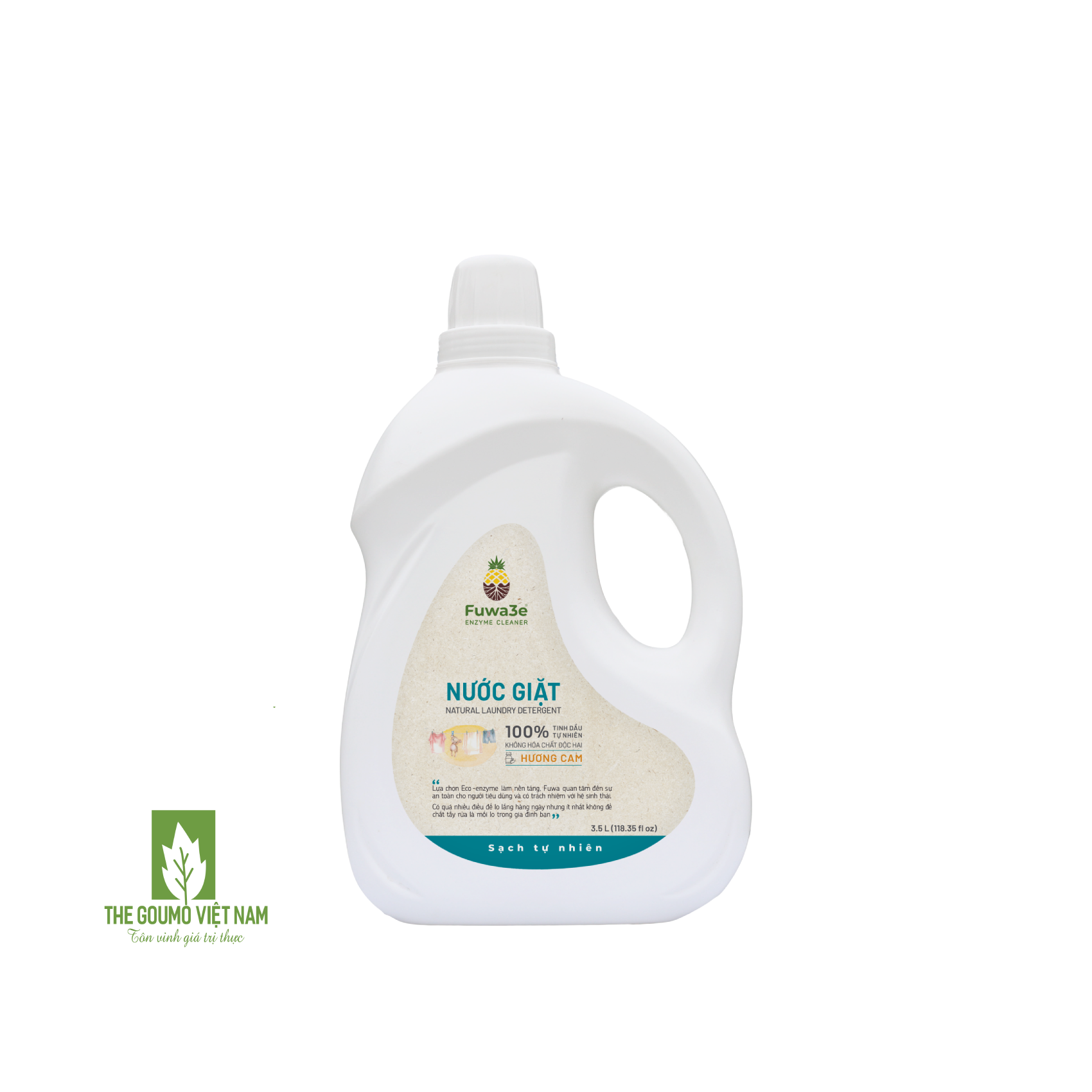 Nước giặt Fuwa3e (Hương cam) - 3500ml