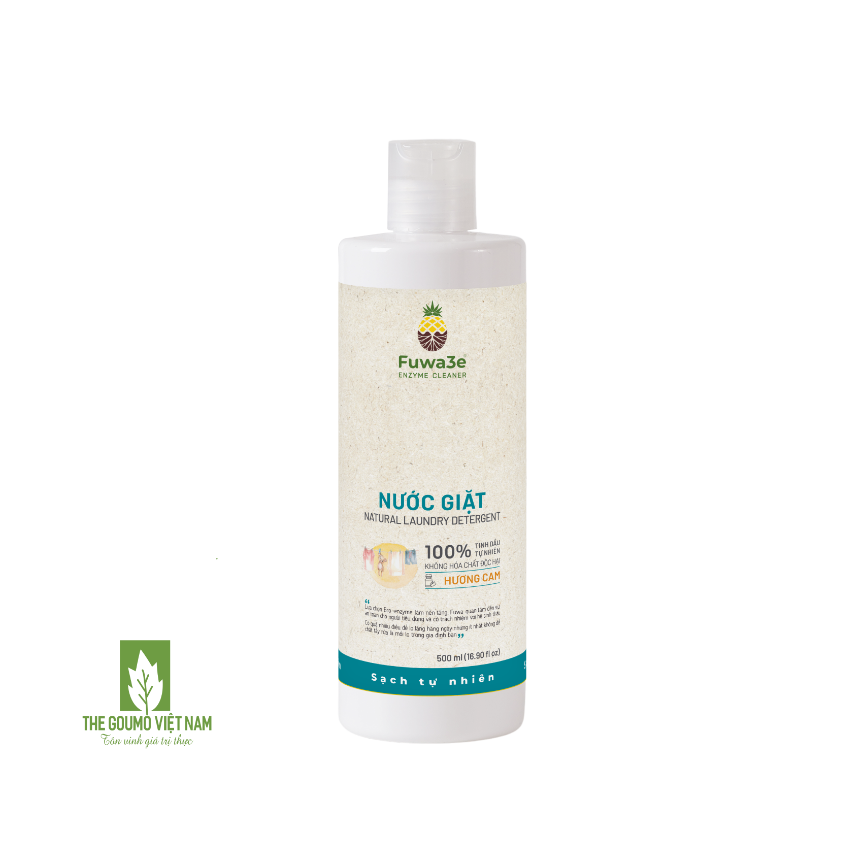 Nước giặt Fuwa3e (Hương cam) - 500ml