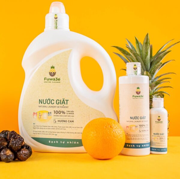 Nước giặt Fuwa3e (Hương cam) - 500ml - Ảnh 3