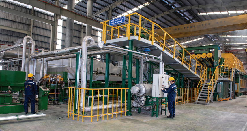 dây chuyền sản xuất ống thép mạ kẽm nhúng nóng