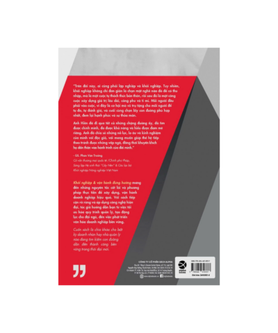 Alternative view of Khởi Nghiệp & Vận Hành Đúng Hướng